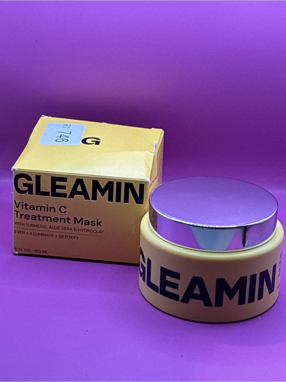 Vitamin C Treatment Mask - Bright Yellow Skincare Mask